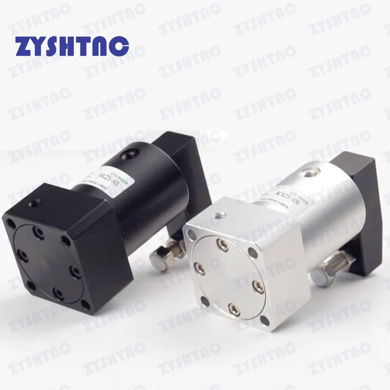 Imagem -03 - Aperto de Rotação do Cilindro Pneumático Pequeno Corner Down Pressure Src25 Src32 Src40 Src50 Src63-d Degree Swing Garden Tools