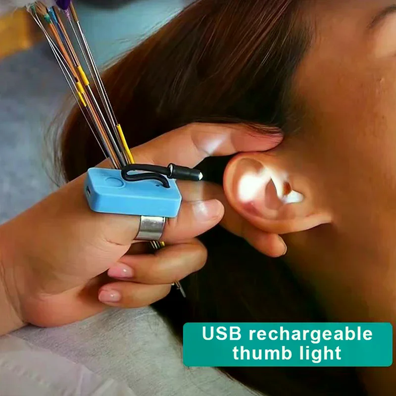 

Ear Picking Tool Rechargeable Thumb Lamp Three-level Wax Removing Light For Practical Cleaning Ear Light Pick Thumb Supplies