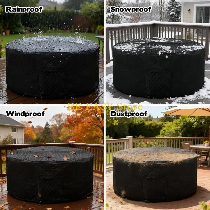 E28F Lightweight Easy to Use Insulation  for Inflatable Hot Tubs Winter  Waterproof  Resistant Oxford Fabric