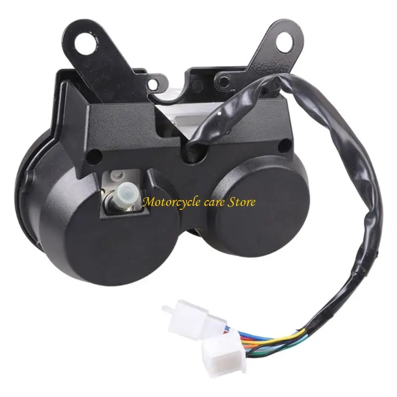 U75F Function Motorcycle Speedometer Tachometer Precise Mileage Tracking Weatherproof Design Multiple Bike Models