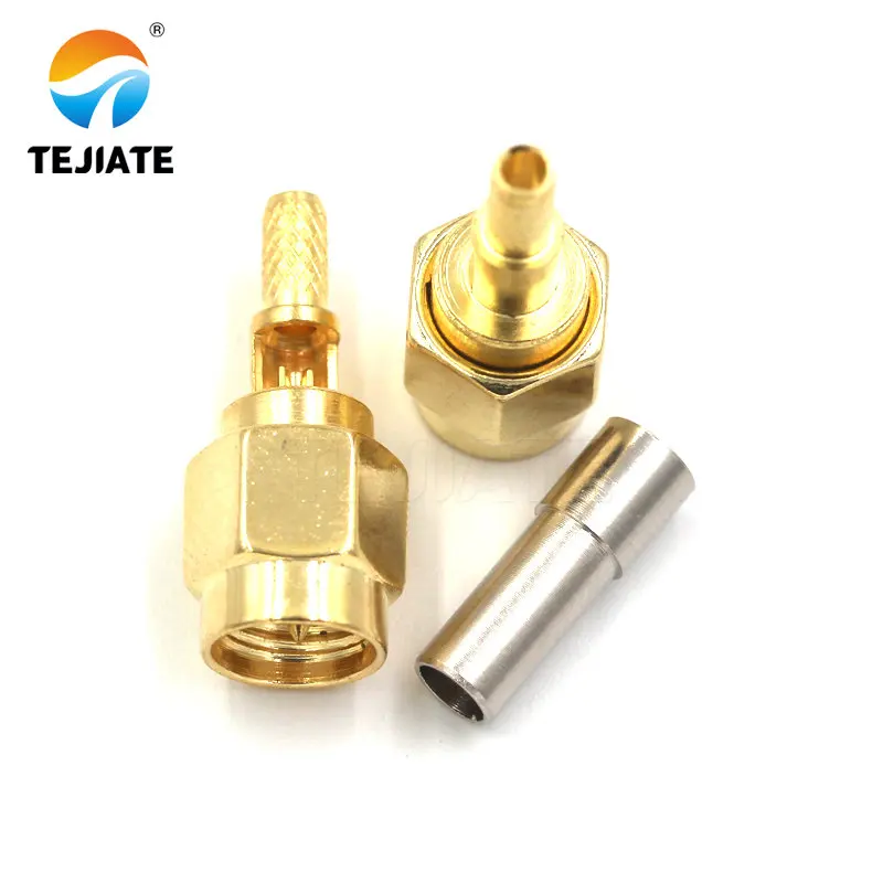 1PCS SMA-KY 1.78 connector RG178 Calbe wireless RF coaxial connector 11MM-17MM open outer stem inner hole