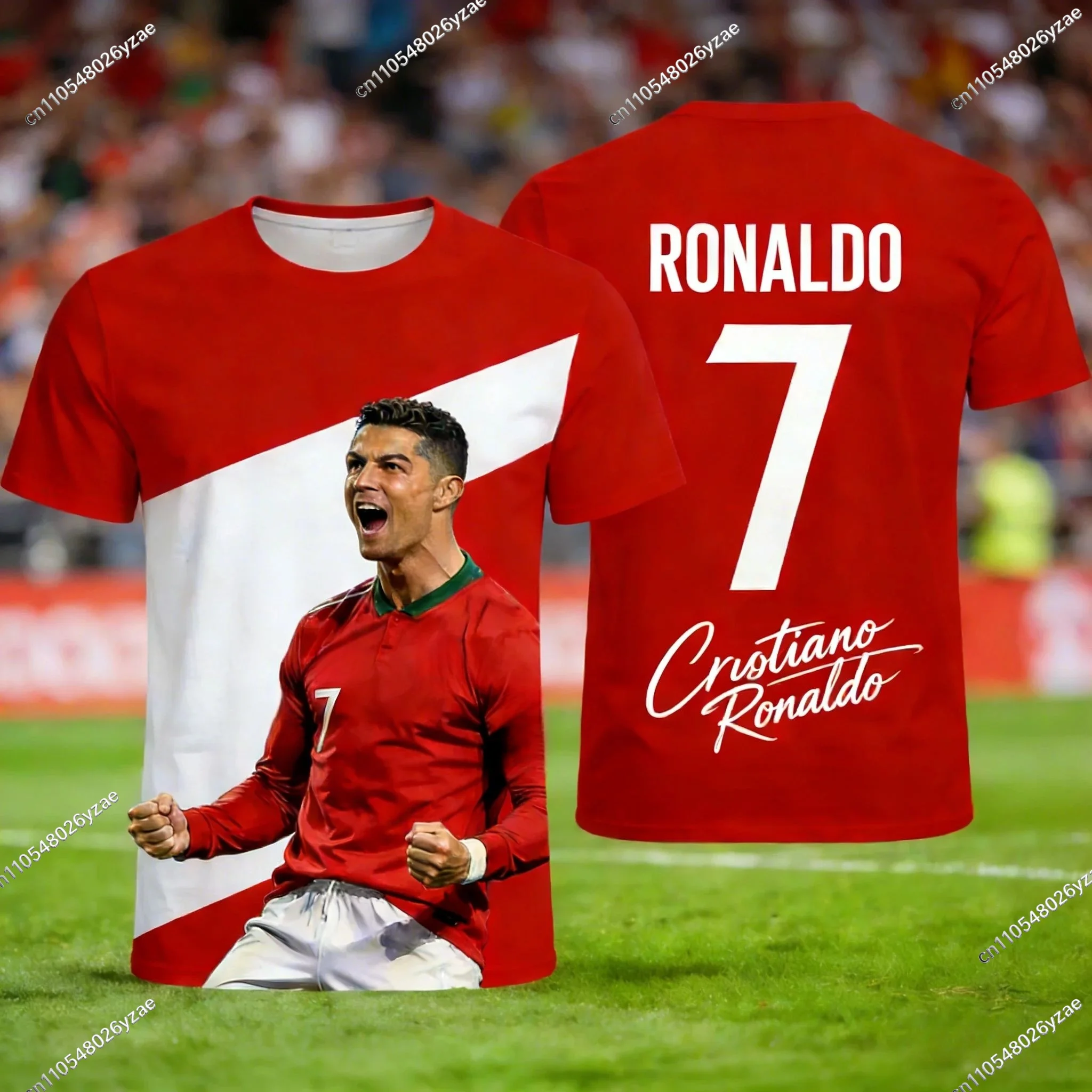 AI Men Jersey GPT Ronaldo # 7 Special Edition Football Jersey for Men Women Kids Commemorative Soccer Shirt Quick Dry Sportswear view 5