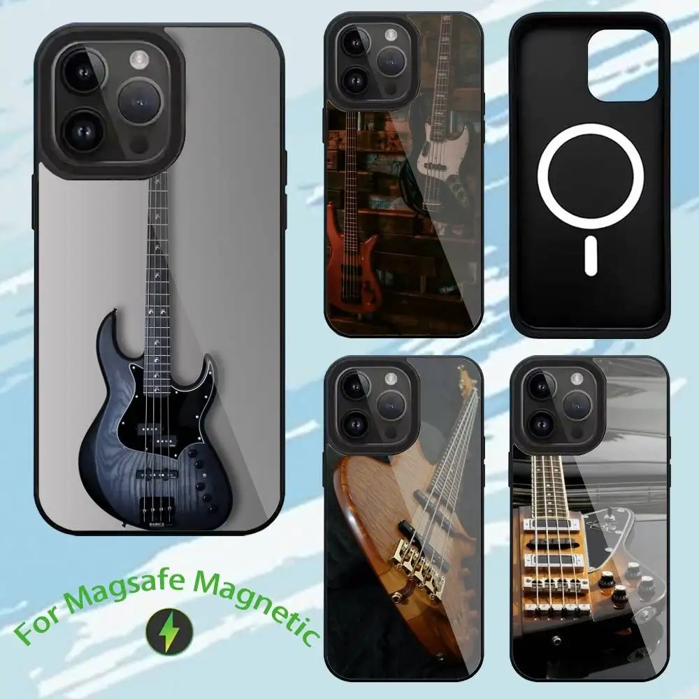 

B-Bass Music Phone Case For iPhone 17,16,15,14,13,12,11,Plus,Pro,Max Magsafe Magnetic Wireless Charging