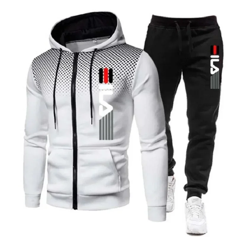 

New Fashion Tracksuit For Men Hoodie Fitness Gym Clothing Men Running Set Sportswear Jogger Men'S Tracksuit Winter Suit Sports