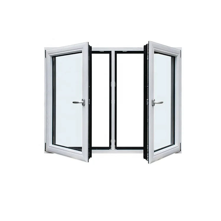 

German Triple Tilt And Turn Windows White Aluminium System Windows