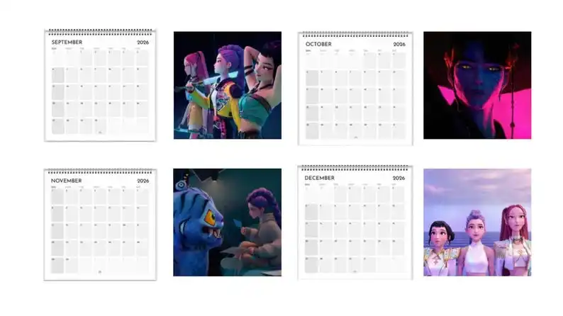 تقويم Kpop | تقويم 2026 | هدية كيبوب | هدية لابنة #4