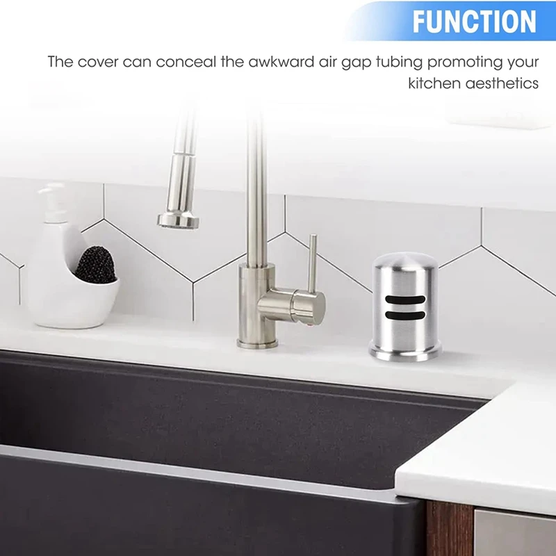Dishwasher Air Space Cover Fit Most Air Space Bodies With Solid Brass Air Space Cover Replace Kitchen Air Space