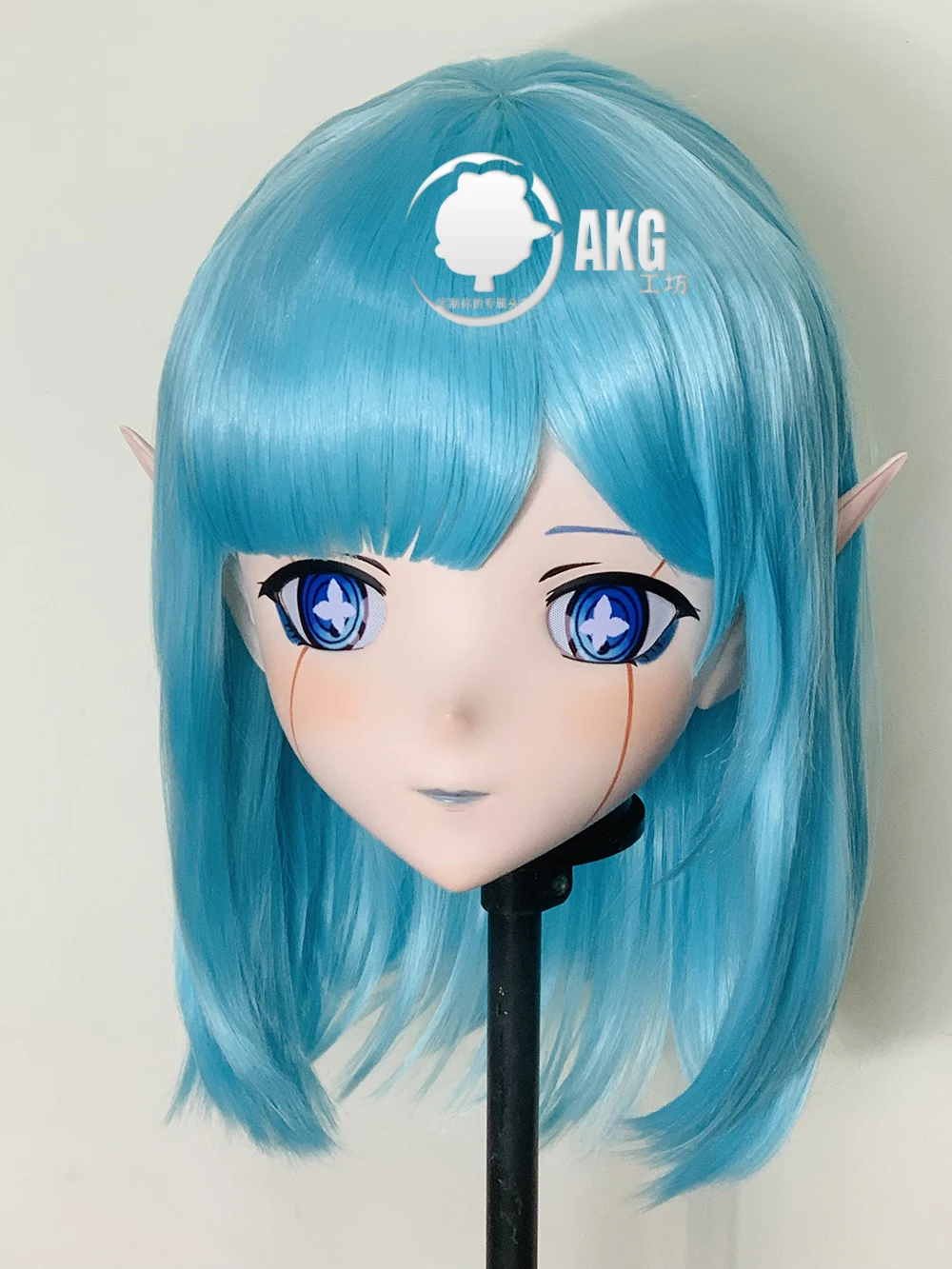 (AL05)Customize Character Crossdressing Female/Girl Resin Full/Half Head With Lock Anime Cosplay Japanese Animego Kigurumi Mask