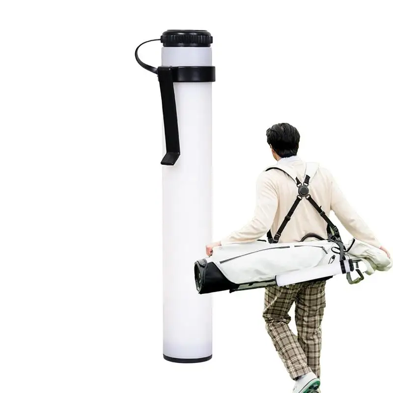 

Golf Cart Sand Bottle With Holder Portable Sand Bottles With Lid Push Cart Accessories PP Golf Supplies For Outdoor Indoor Famil