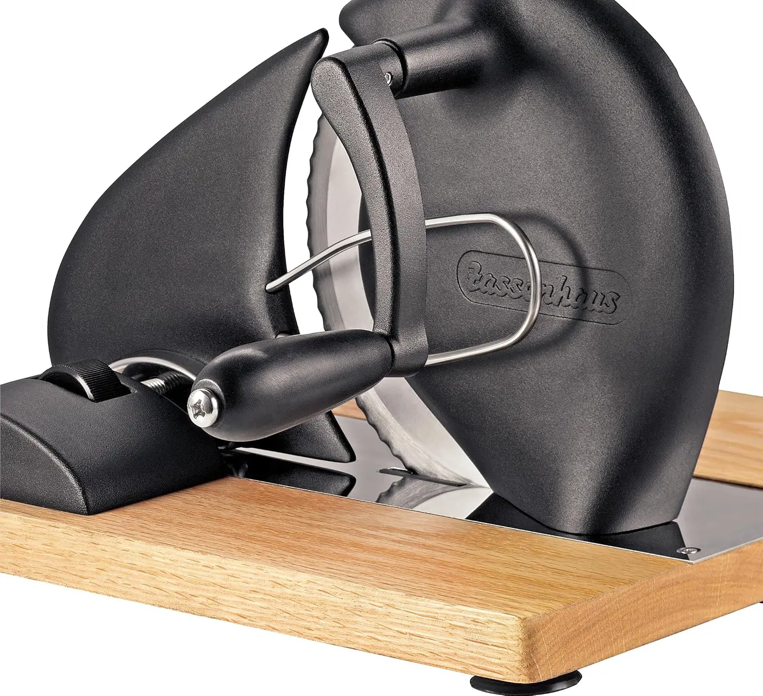 Vintage Manual Adjustable Bread Slicer for Uniform Slices - Bread Slicer for Homemade Bread - 18/8 Stainless Steel Blade Sourdou