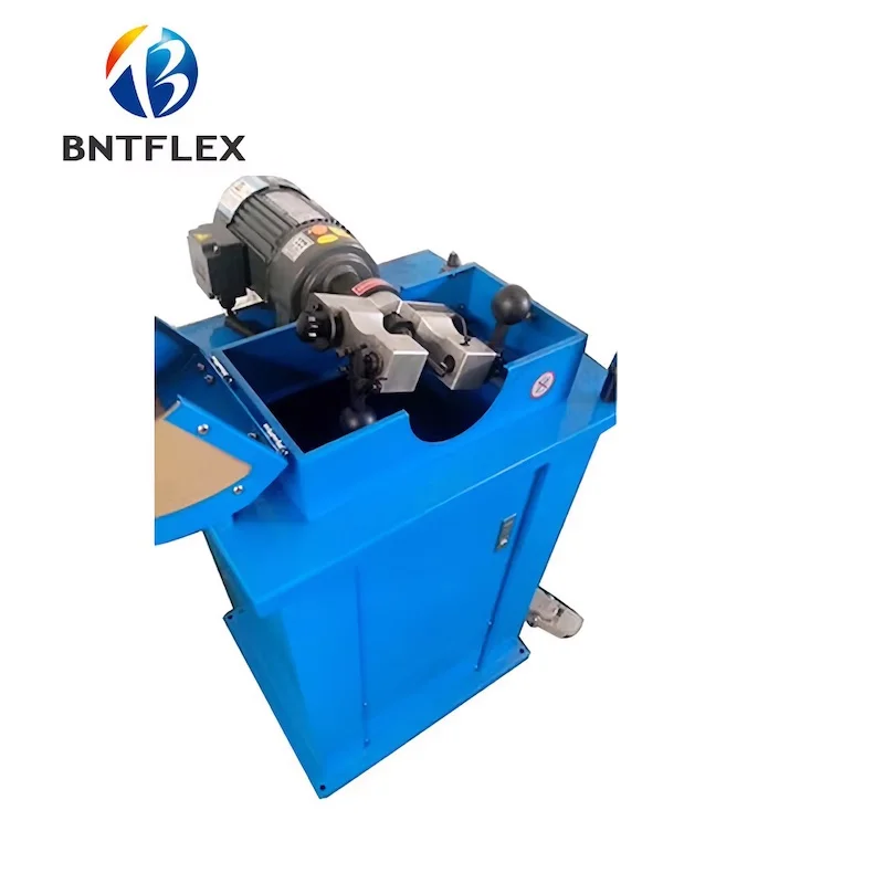 BNT65F hydraulic hose skiving machine price with external and Internal skving function