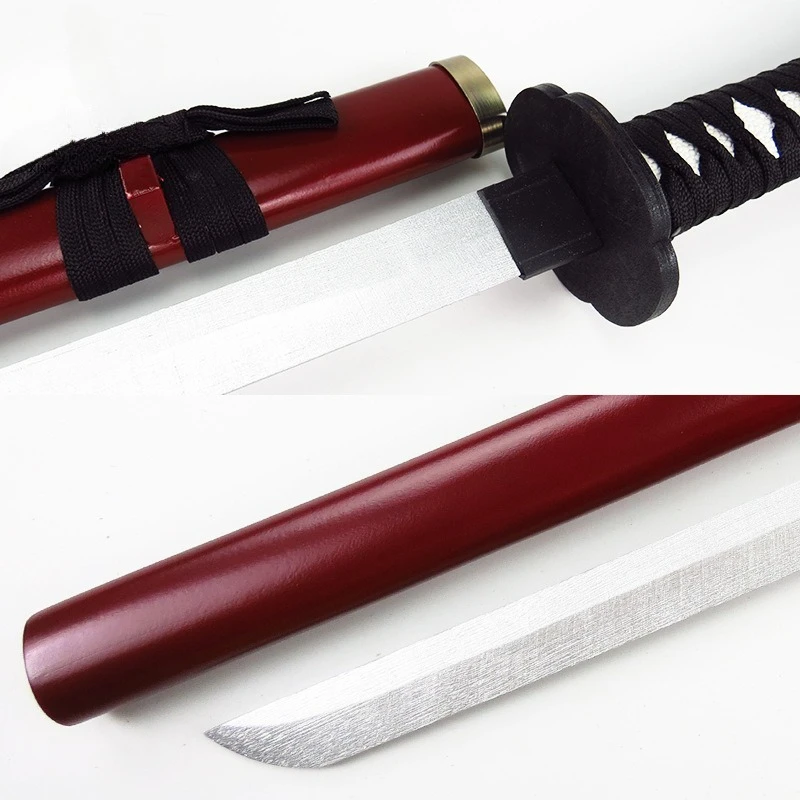 100 cm/33.37in Samurai Zwaard Tohken Ranbu Houten Model Props Met Schede Katana Game Randapparatuur Cosplay Display Gift Collectible