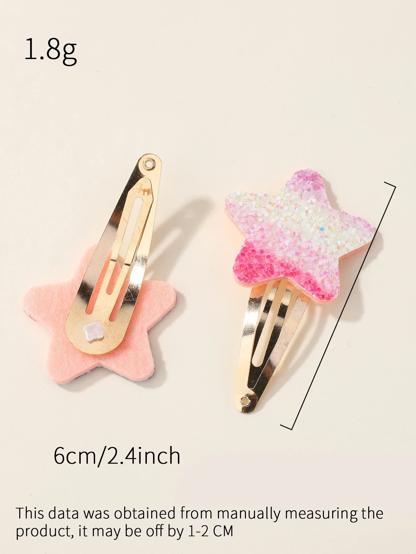 8Pcs Fashion Glitter Rainbow Flower Rabbit BB Handmade Hairpins For Cute Girls Hair Clips Barrettes Headwear Hair Accessories