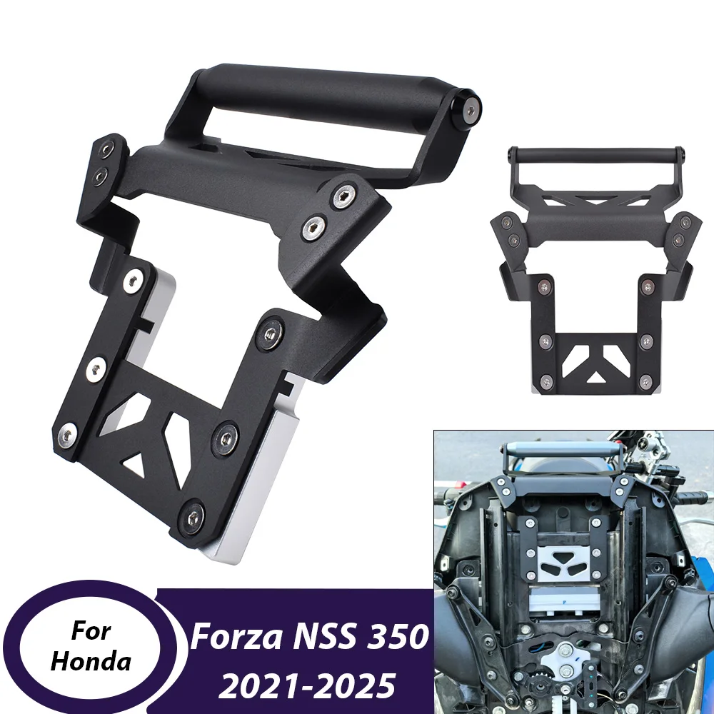 

﻿ Для Honda Forza 350 NSS350 2021-2025 GPS-навигатор, кронштейн для крепления, стойка для телефона, кронштейн для видеорегистратора, подставка для телефона, аксессуары