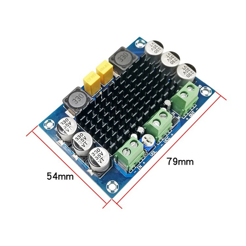 100W TPA3116D2 Digital Audio Power Amplifier Board Class DC 12V-26V Digital Audio Power Amplifier Sound Board AMP