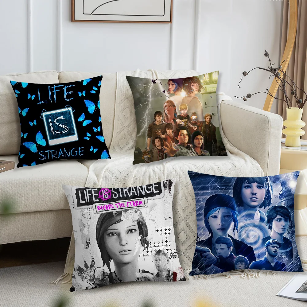 Classic Game Life is Strange 2 Pillow Case Sofa Living Room Bedroom Headboard Backrest Cushion Square Cushion Nap Time