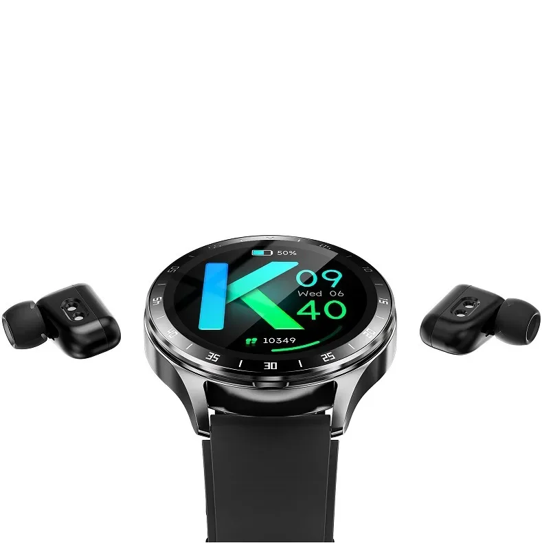 New X10 Smart Call Watch 2-in-1 Bluetooth TWS Headset NFC Offline Payment Heart Rate GT5 Blood Oxygen Exercise