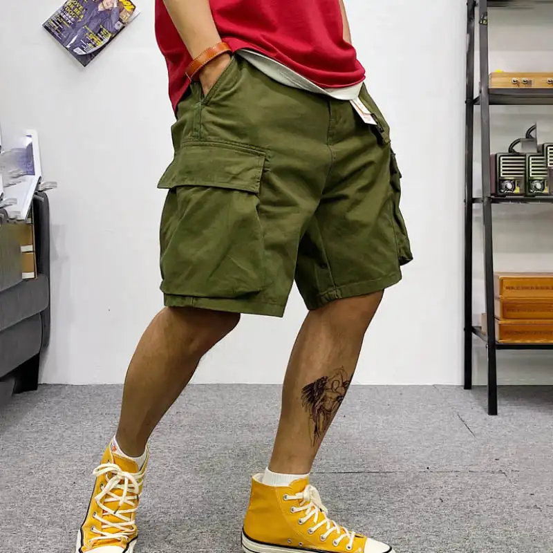 

Outdoor Classic Vintage Solid Color Cotton Men's Casual Shorts Cotton Shorts Anime Shorts Cargo Shorts Justin Bieber