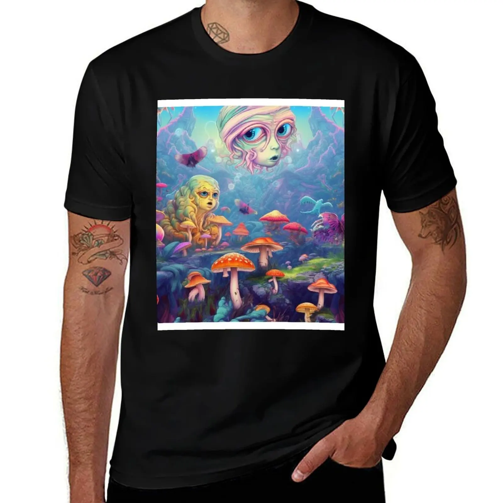

Underwater dmt shrooms entities T-Shirt cotton t shirts high quality man t shirt cotton graphic t shirts for man T-Shirt
