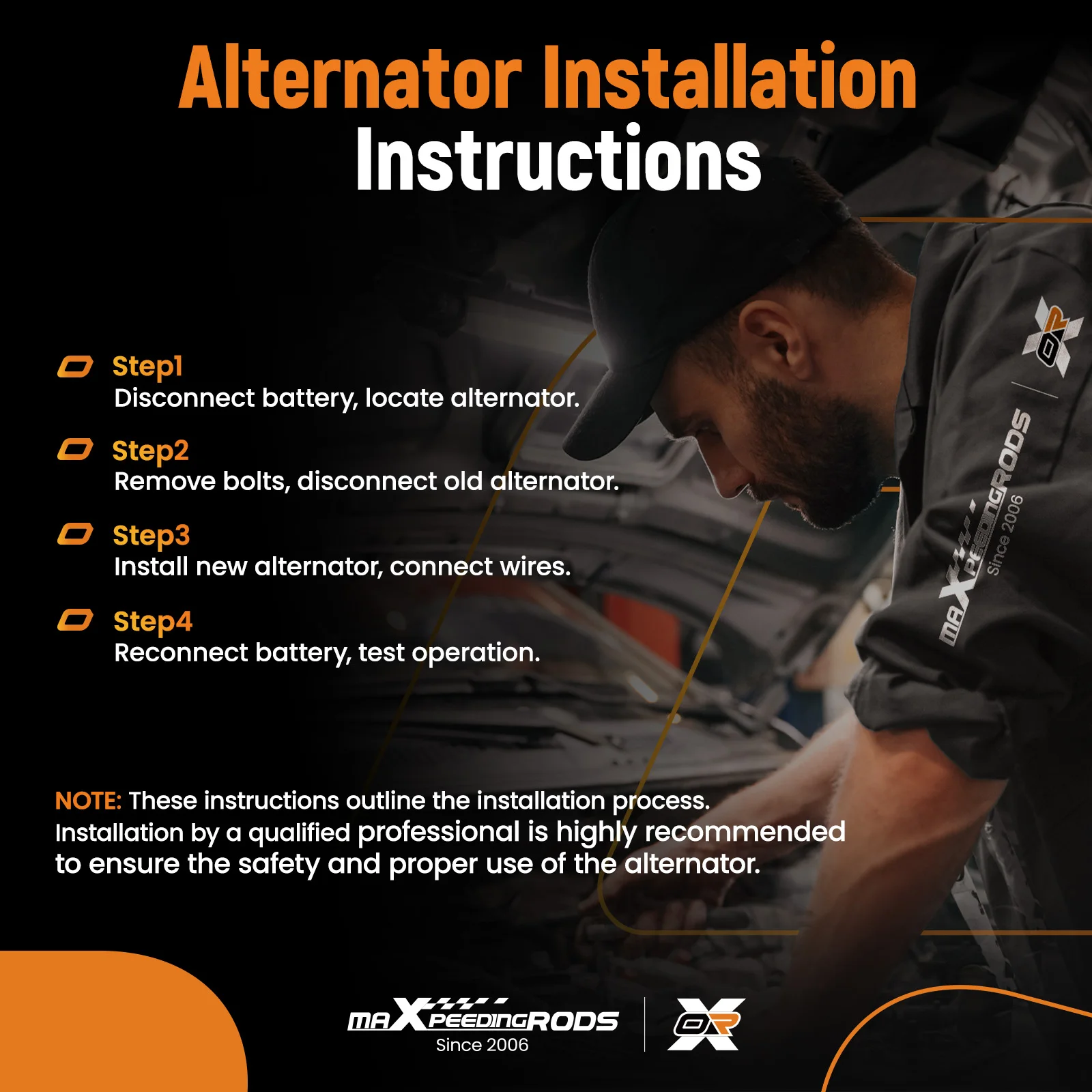 

Alternator For Ford Truck F-150 V8 5.0L 4951cc 302cid 2011 11532 1042106270