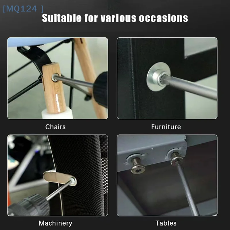 Screwdriver Set 8Pcs 1/4" Hex Shank Head Allen Wrench Screwdriver Socket Bit Metric Magnetic Screwdriver Bits Set Tools