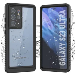 IP68 Shellbox Waterproof Case For Samsung Galaxy S24 S23 S22 S21 Ultra A54 A56 A36 5G Metal Aluminum Swimming Phone Luxury Cover