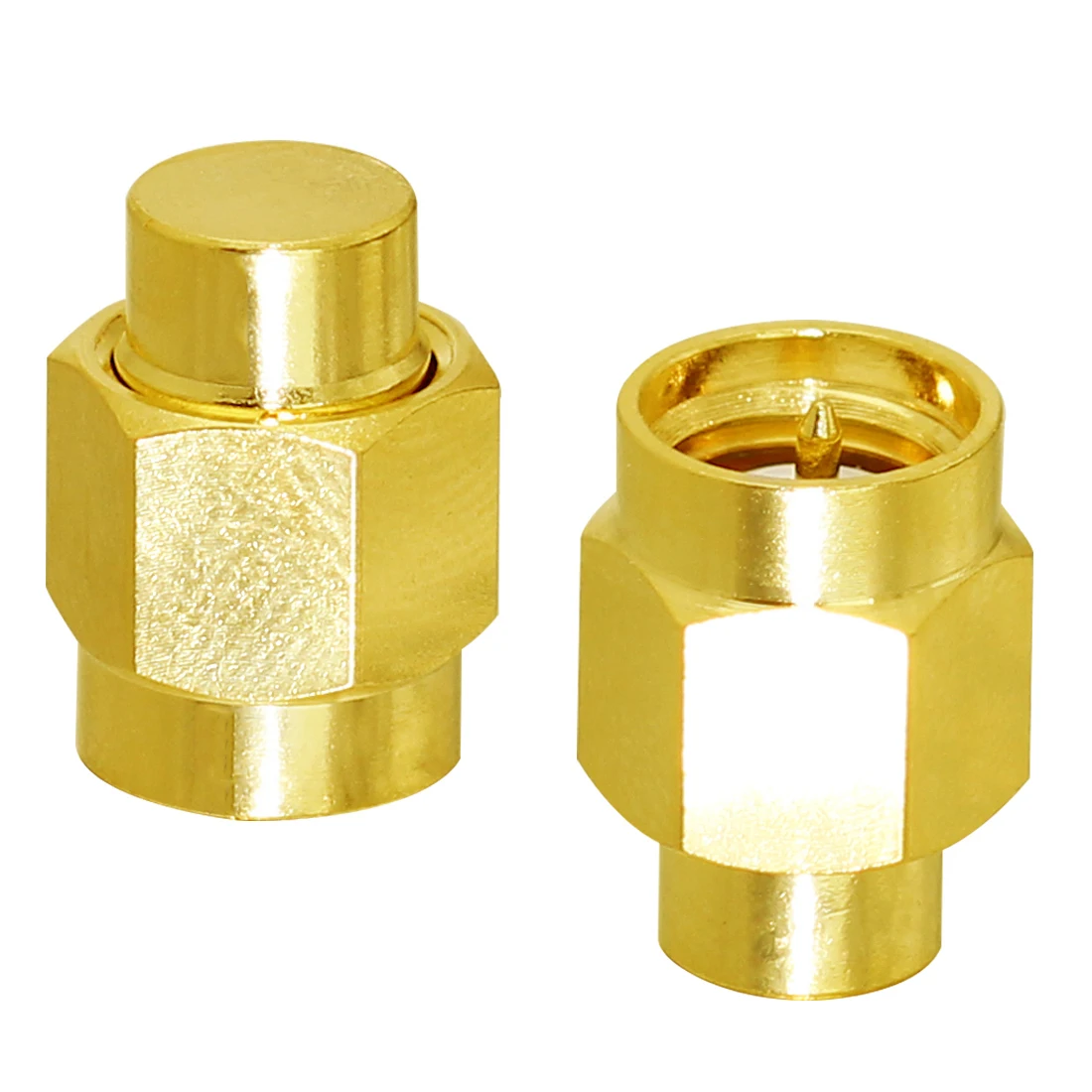 1pc 2W 3.0GHz 50ohm SMA Male RF Coax Termination Dummy Load Connector Socket Brass Straight Coaxial  Adapters