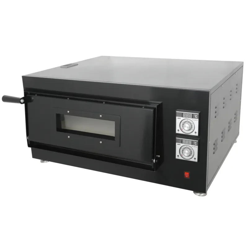 Single Layer Gas Pizza Oven Compact Commercial Baking Equipment Energy Efficient for Small Business Pizzeria Cafe Bakery