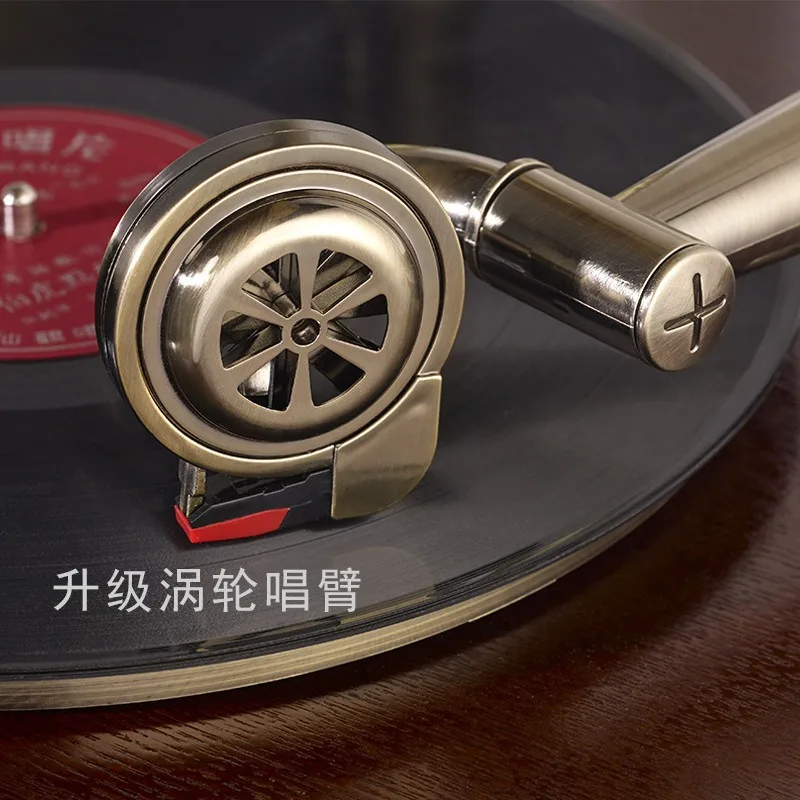 Desktop Desktop Display Gramophone Audio KTV Song Order Android Dual System Vinyl Retro Bluetooth
