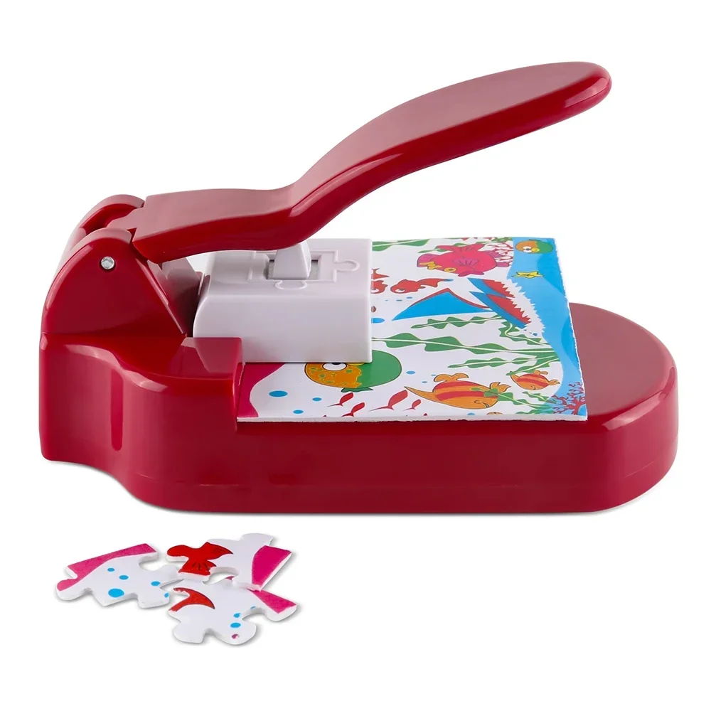 Jigsaw Puzzle Making Machine Red /Green Creative Picture Photo Cutter Puzzle Maker for 4x6\