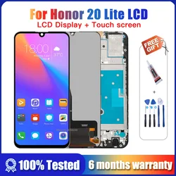 6.21'' Original Screen For Honor 20 Lite Touch Screen LCD Display Digitizer Assembly For Honor 20 Lite HRY-LX1T Replacement LCD