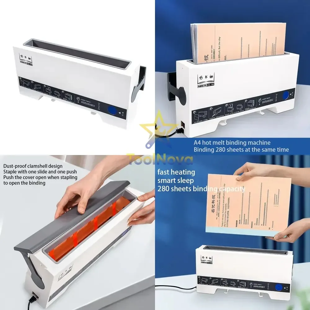 Small Office Book Binding Machine Contract Standard Hot Melt Binding Machine