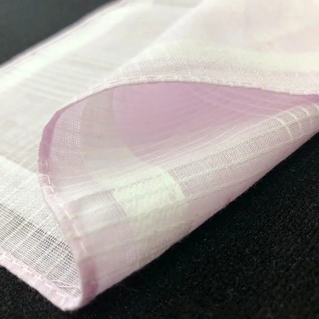 メンズ用コットンハンカチ、ストライプ柄の正方形ハンカチ、柔らかい素材のヴィンテージハンカチセット。結婚式やディナー、スーツに合わせるのに最適。