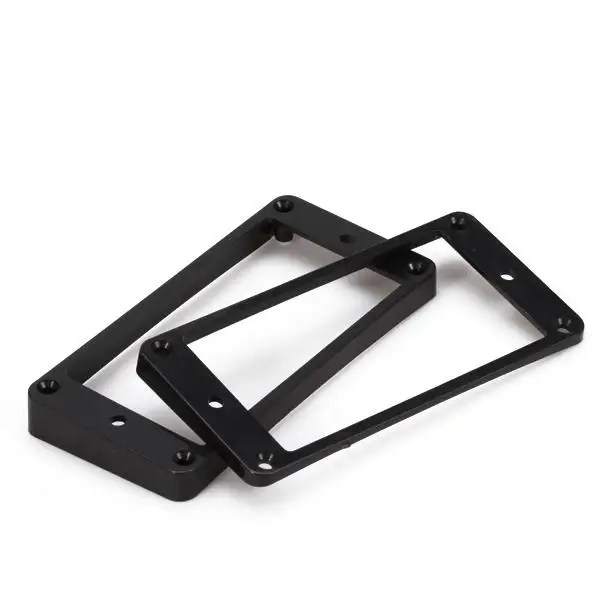 Curved Guitar Pickup Ring Set Plastic Mounting Frames Replacement for LP Electric Guitar Parts and Repairs