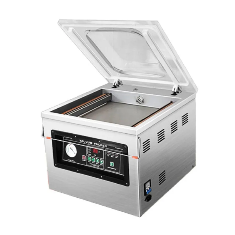 Sealing Vacuum Food Automatic Double Chamber Flat Vaccum Packer Saver Bags Kichen Commercial Packaging Machine