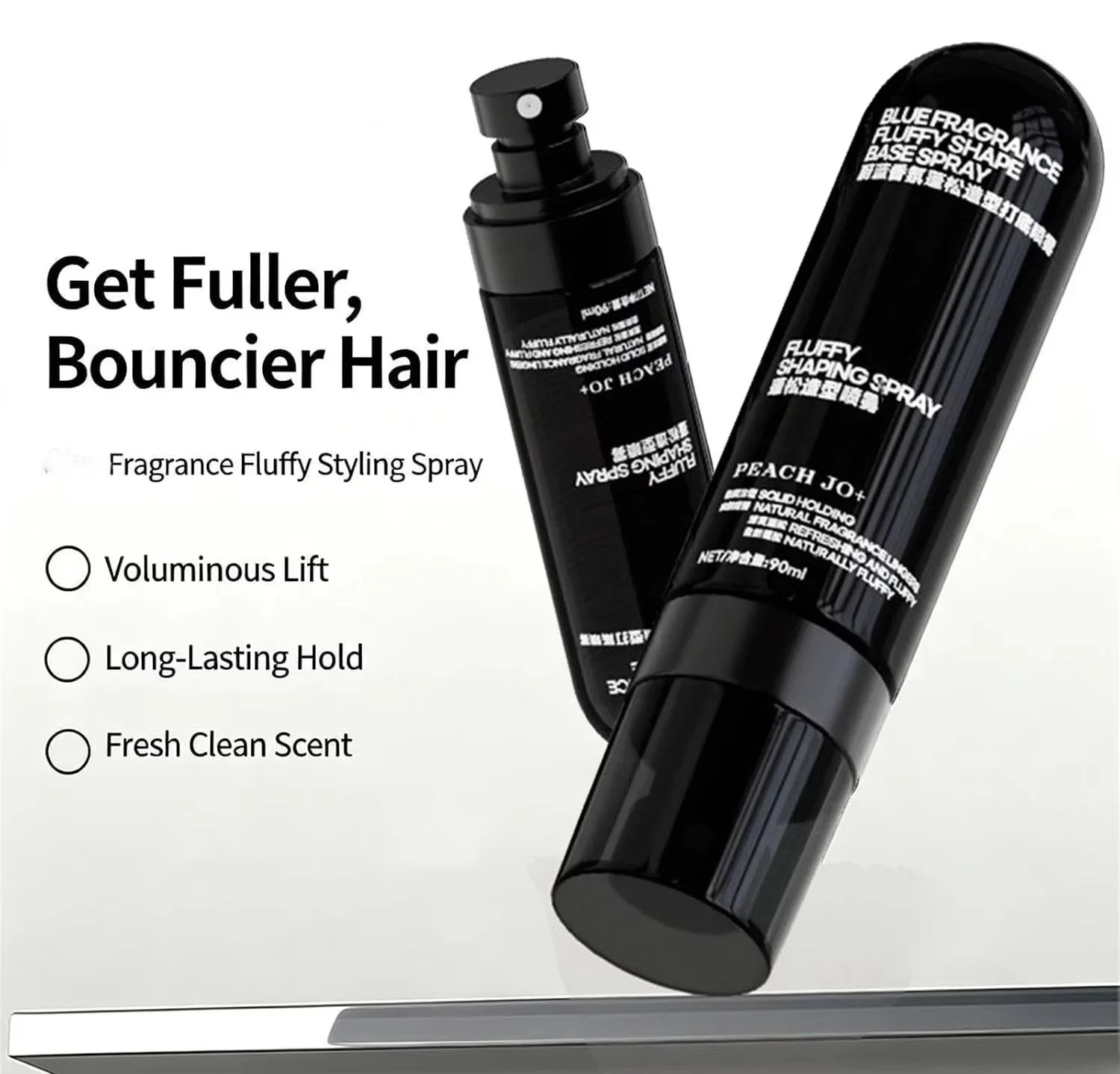 New Fluffy Hair Shaping Sea Salt Spray Volumizing & Setting Base Natural Oil Control Long-Lasting Hold Natural Refreshing Hair
