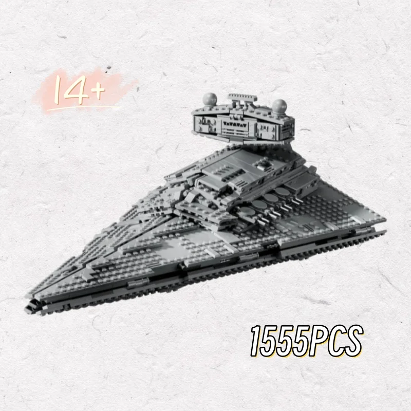 Blocs de construction sur le thème de la bataille spatiale 2026 : Modèle de vaisseau spatial impérial Star Destroyer pour le conflit interstellaire – En stock – Jouets et cadeaux