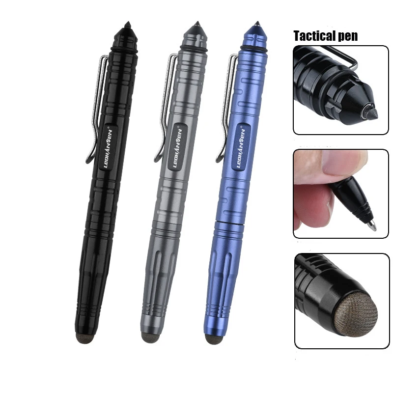 Outdoor Portable EDC Multifunctional Tungsten Steel Head Tactical Pen Car Emergency Window Breaking Tool