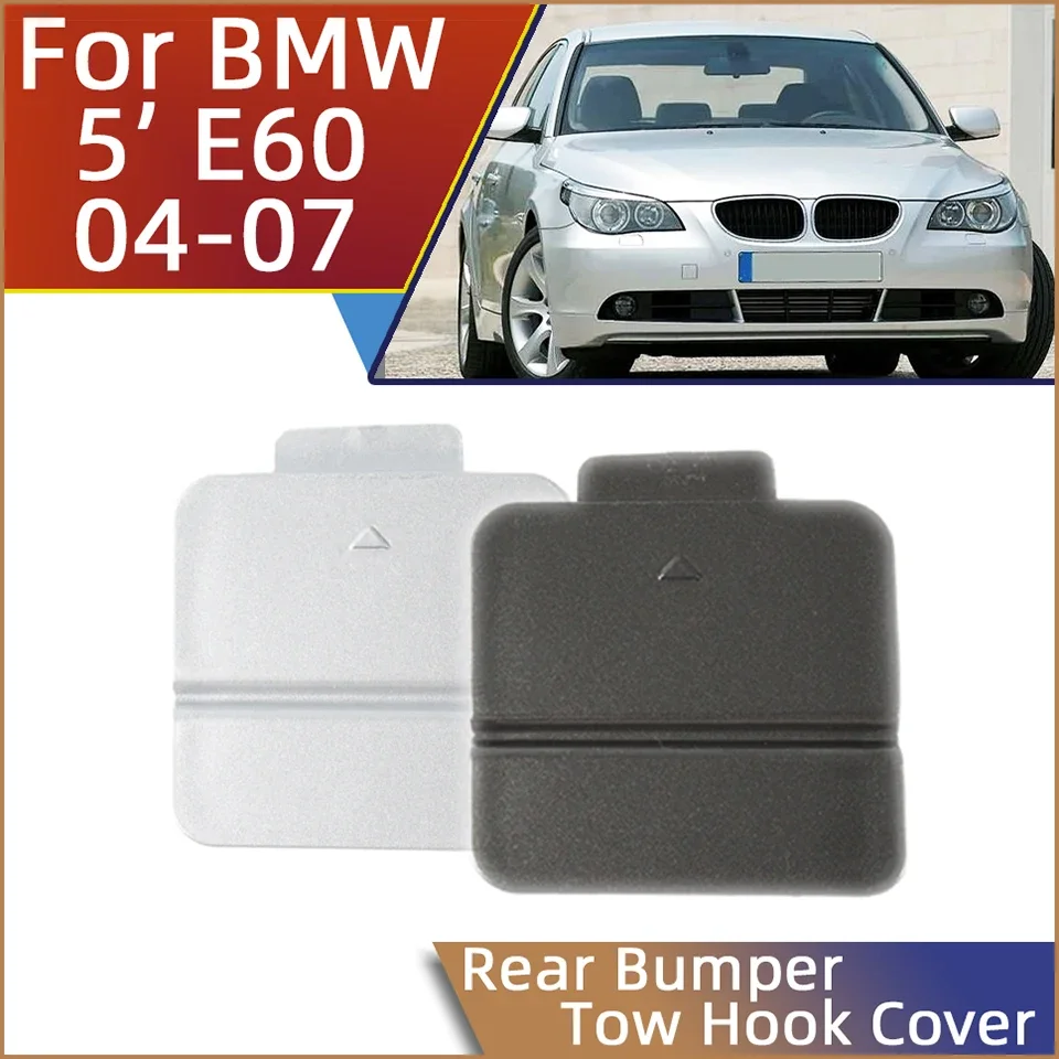 

Для BMW 5 E60 520i 523i 528i 528xi 530xi 535d 540i 530i 2004-2007 51127119151 Автомобильный задний бампер буксировочный крючок накладка на глаза