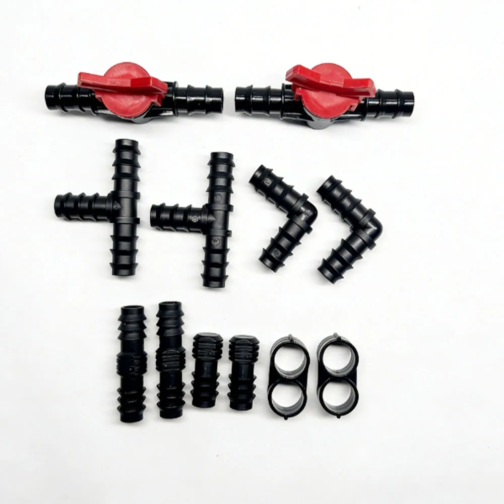 Pe Pipe Barb Connectors, Tee, Elbow, Repair Fittings, Plug with Switch, 1/2