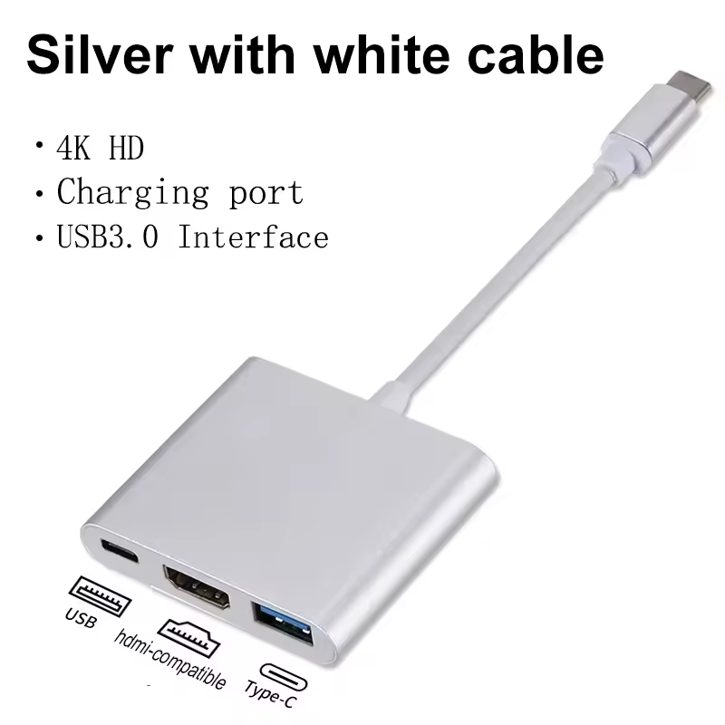 다기능 USB-C to HDMI 3-in-1 어댑터