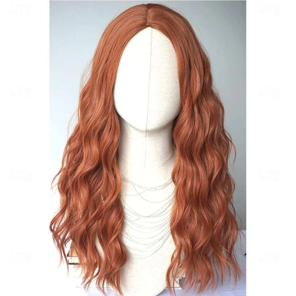 HAIRJOY Synthetic Hair Wigs for Women  Long  Wave Middle Part Hair Wig