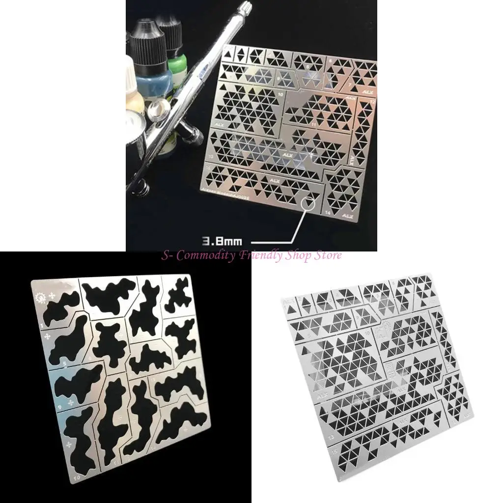 

85ae модели трафаретная плата трафарета трафаретная пластина для модельных комплектов выдолбленная пластина с брызги цифровой