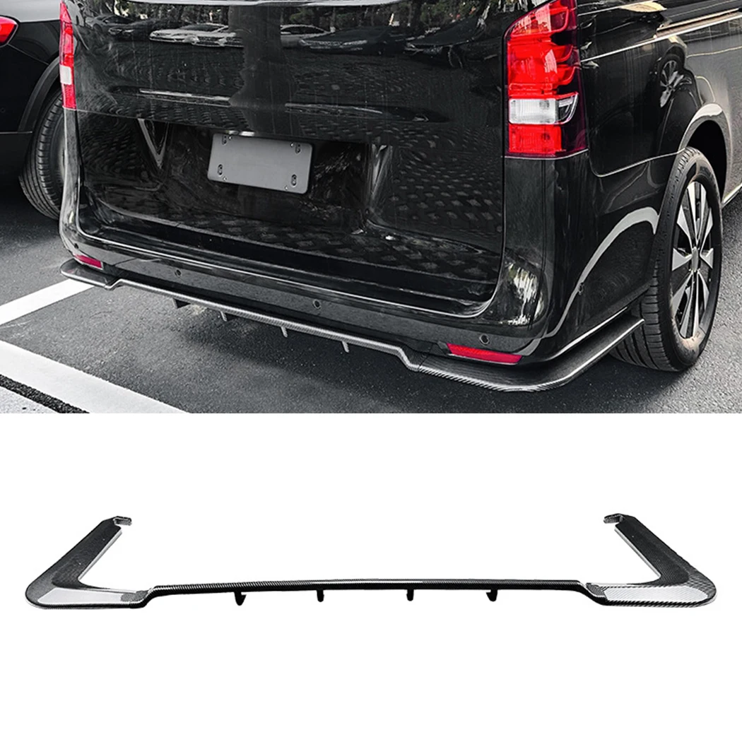 Rear Bumper Diffuser Lip Side Splitters Spoiler Lip Protector For Mercedes Benz Vito Viano V Class W447 V220 V250 V260 2016-2023