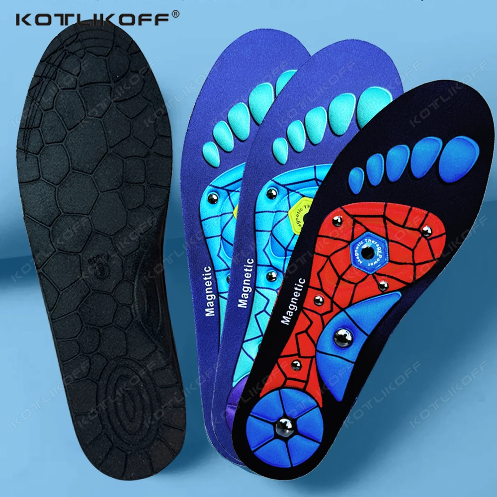 للجنسين النعال المغناطيسية تدليك القدم العلاج بالابر إيفا منصات العظام قوس دعم صحة القدم KOTLIKOFF