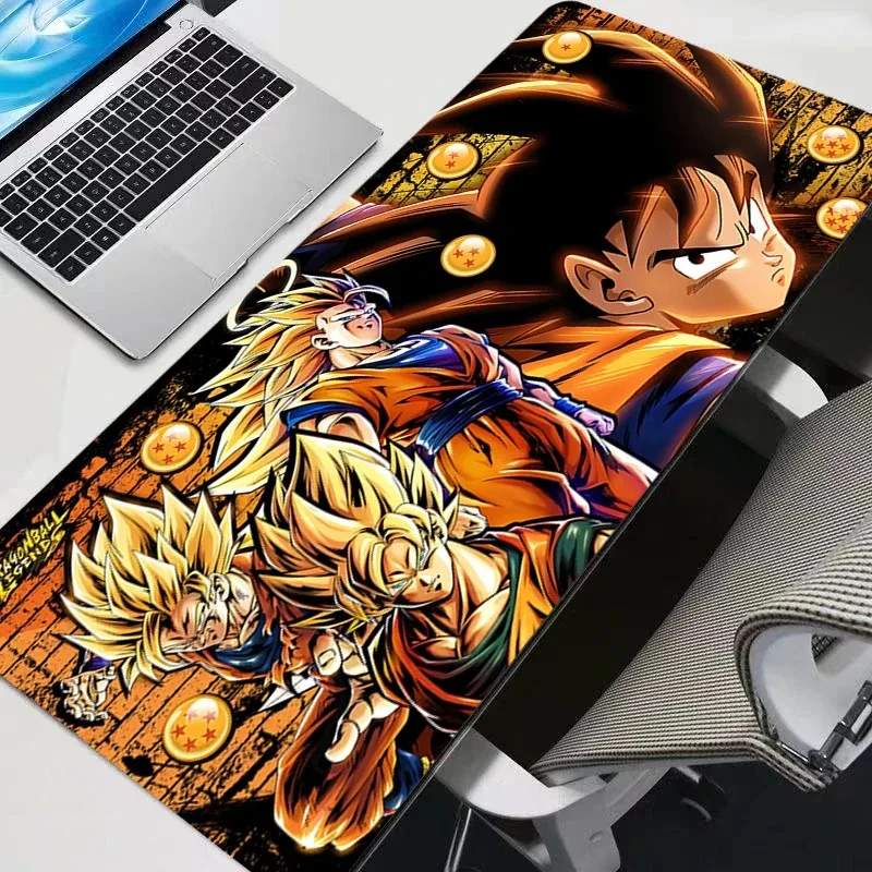 Großer Gaming-Tastaturteppich, Laptop, Japan, cooles Geschenk, Mauspad, XXL, Schwarz, DBZ, Dragon Ball Z, Schreibtischunterlage, PC-Gamer-Teppich, Mauspad