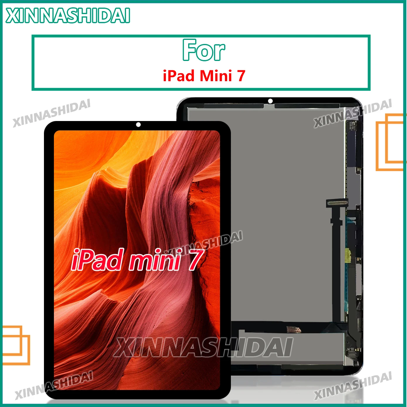 

High Quality For iPad Mini 7 A2993 A2995 A2996 Display Touch Screen Digitizer Panel Assembly For iPad Mini7 LCD Repair Parts