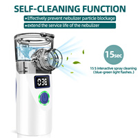 Portable Mesh Nebulizer Adjustable Fog Steam Inhaler For Adults Kids Medical Device for Respiratory