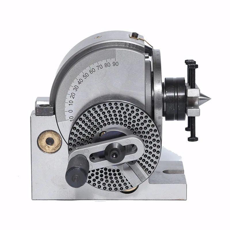 Dividing Head BS-0 5 Inch 3 Jaw Chuck Precision Semi Universal Dividing Head For Milling Machine Rotary Table