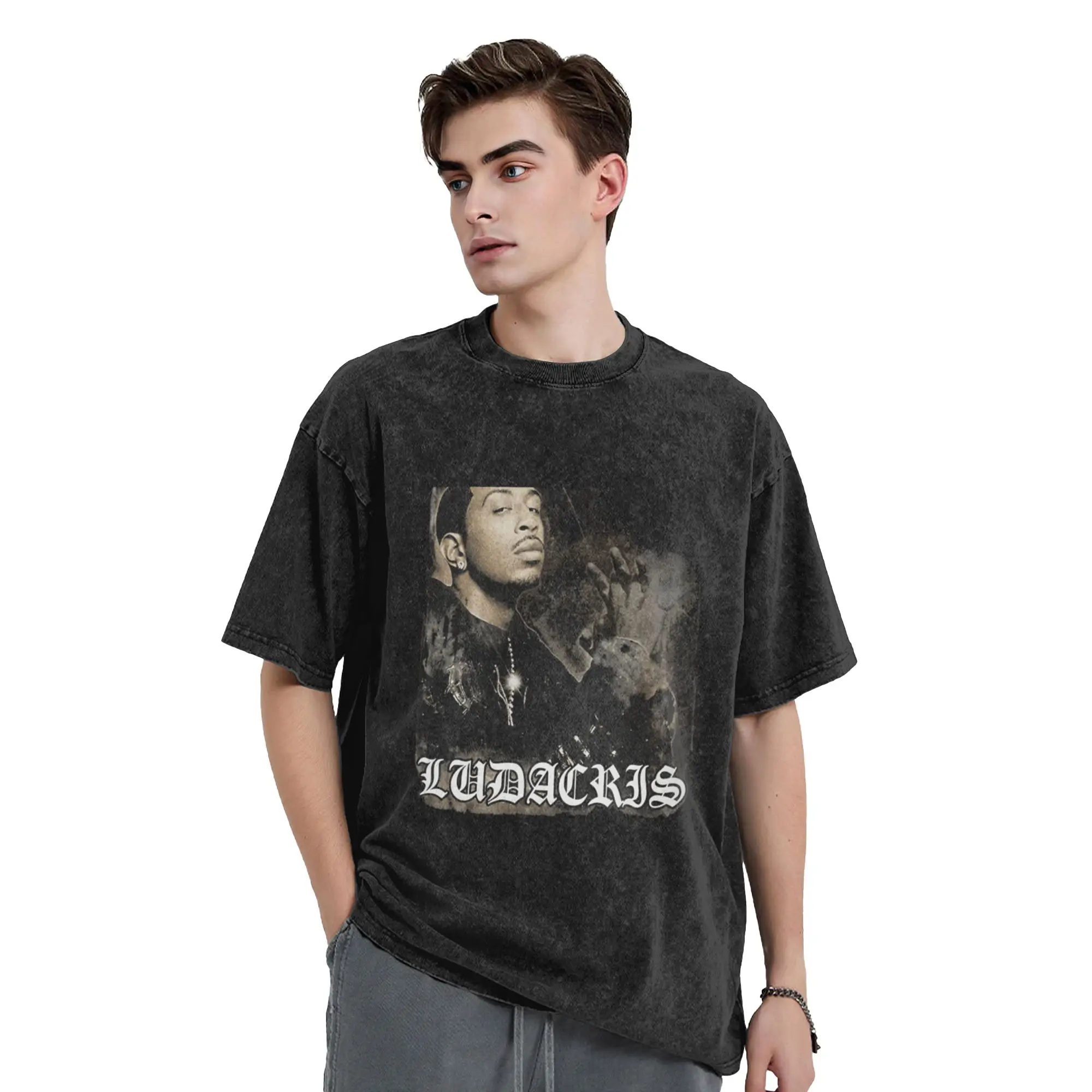 Ludacris Hip Hop Legend Unique Trendy A T-Shirt Oversized Short Sleeve Men's Women's Cotton Tees Tops